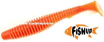 4` FishUp U-Shad - Orange Pumpkin Black | 049